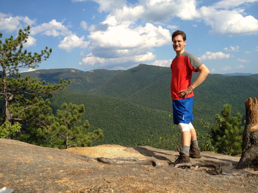 David on Frankenstein Cliffs