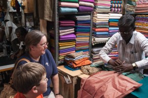 Select your style and color, then they make your shirt to order, on-site, within 2 hours.