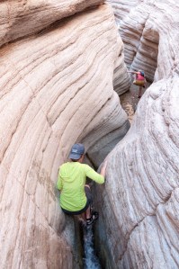Hiking out the Matkatamiba slot canyon.