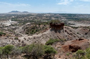 Oldupai Gorge – not much to look at, but a fascinating history.