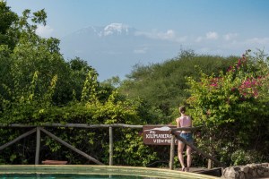 View of Kilimanjaro from KIA Lodge, near the airport.