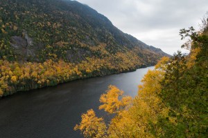 Lower Ausable Lake, from Outlook #1 on the Scenic Trail to Sawteeth.