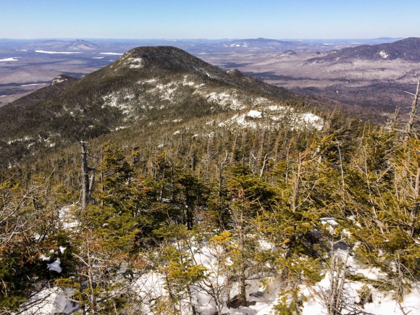 Couchsachraga, viewed from the ridge descending from Panther.  Long way to go!