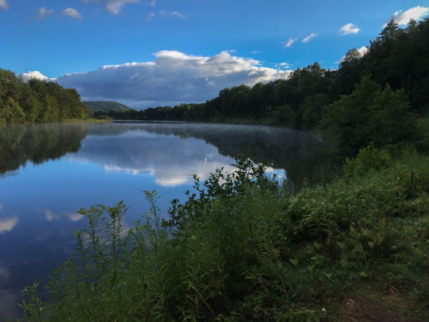 A view of the Connecticut River from the Hanover-Lyme boundary.
