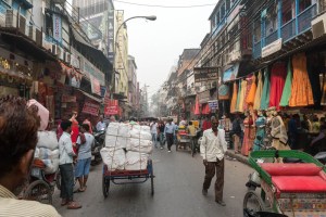 Streets of Old Delhi.