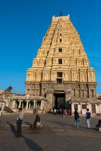 The Virupaksha Temple has been continuously maintained and utilized, in Hampi.