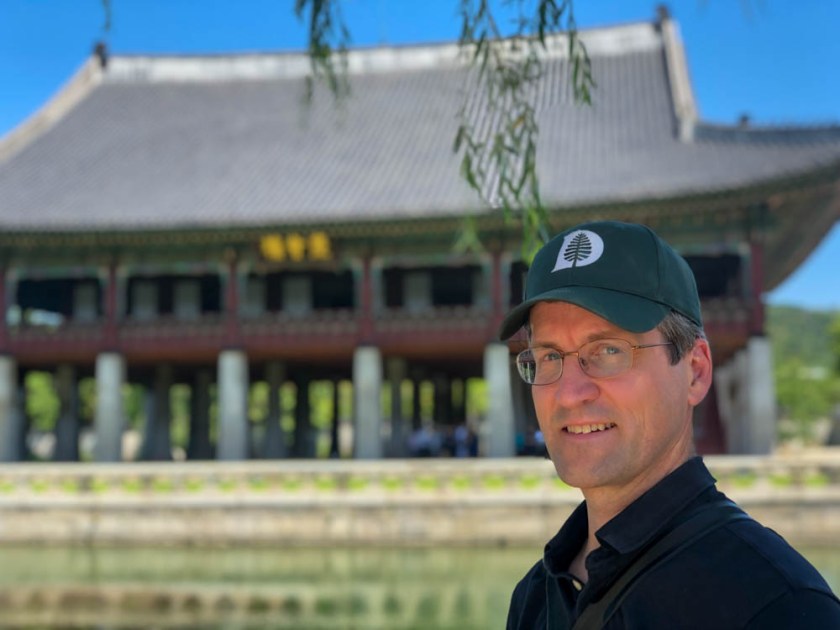 David at Gyeongbokgung palace.