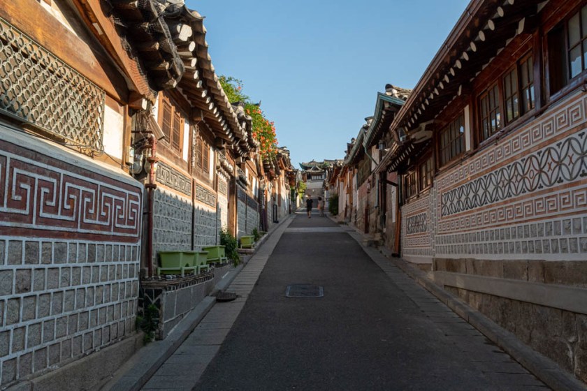 Bukchon neighborhood of Seoul.