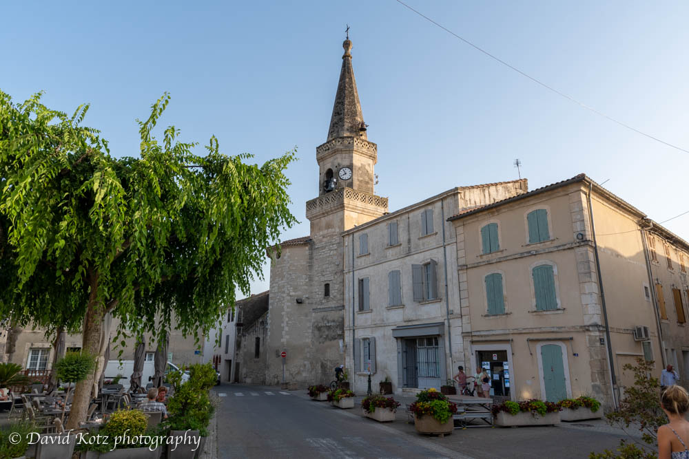 Church in the center of Maillane, Provence.