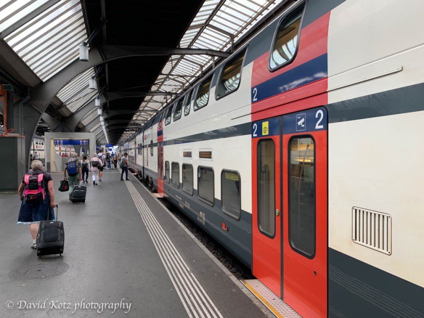 Zurich Hautbahnhof, with connections to ... everywhere.