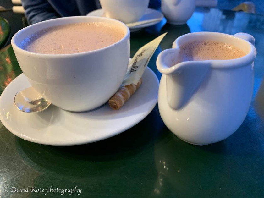 Hot chocolate in Zurich.