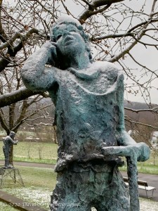 A snowy morning on Zurichberg.